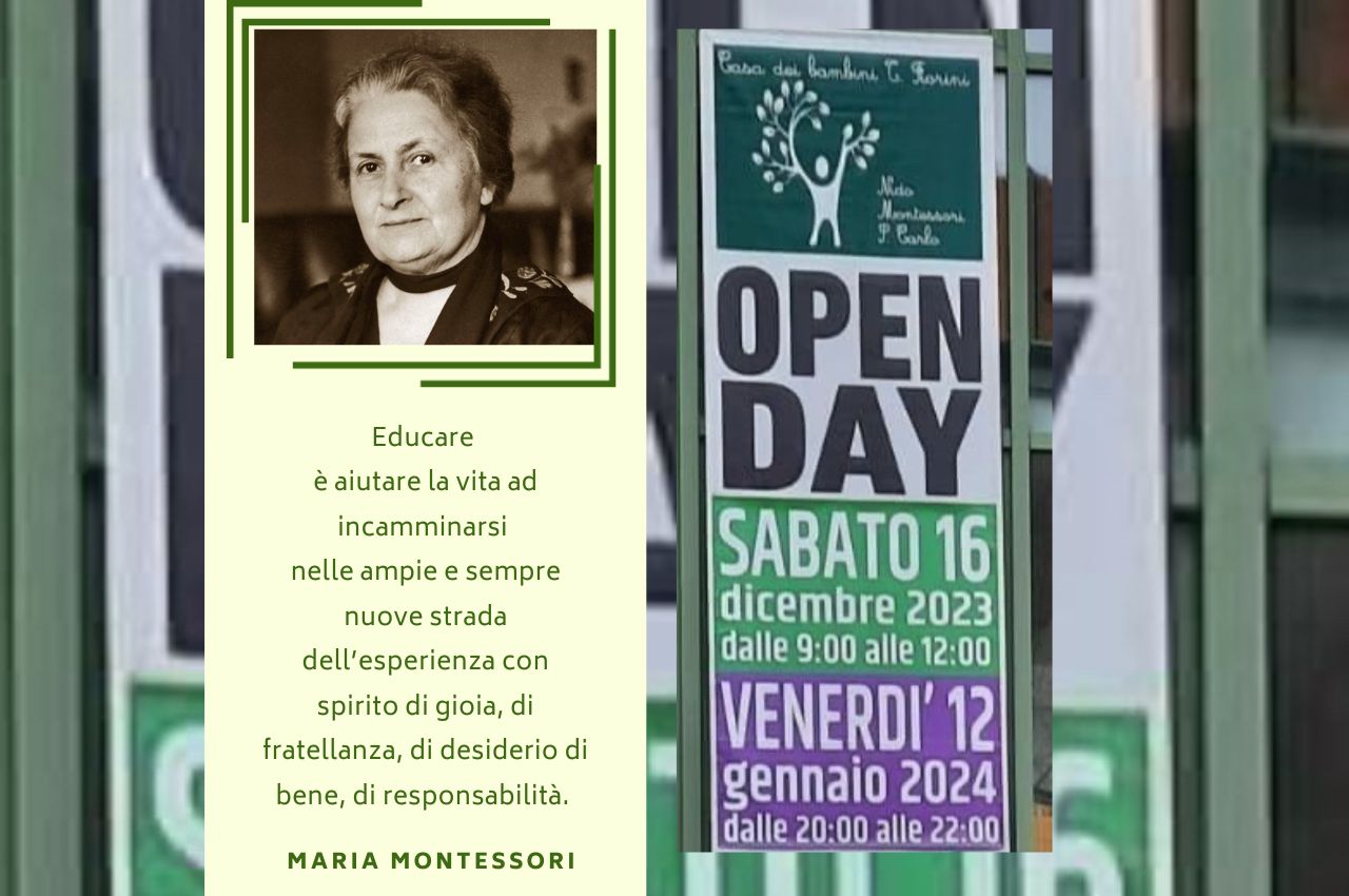 open day casa dei bambini e nido montessori